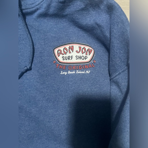 Men’s large blue Ron Jon sweatshirt - Picture 3 of 4